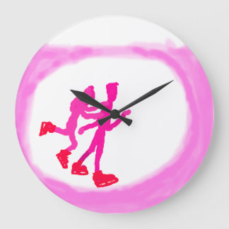 Ice Ballet Large Clock