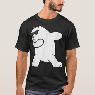 Ice Bear Dabbing Arctic Cute Dabbing Polar Bear T-Shirt