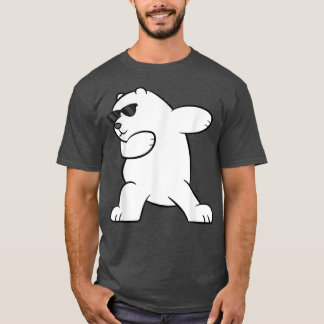 Ice Bear Dabbing Arctic Cute Dabbing Polar Bear  T-Shirt
