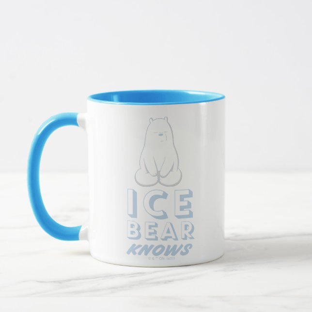 Ice Bear Knows Mug (Left)