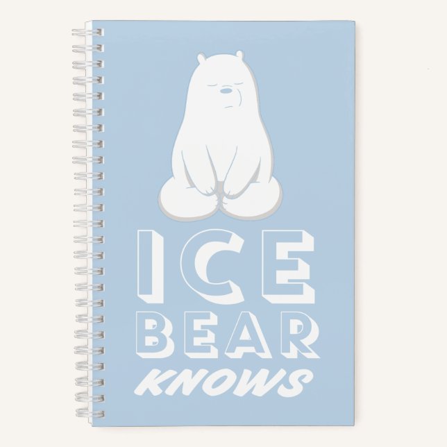 Ice Bear Knows Notebook (Front)