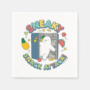 Ice Bear - Sneaky Snack Attack! Napkin