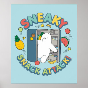 Ice Bear - Sneaky Snack Attack! Poster