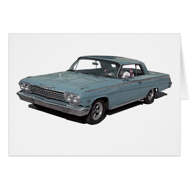 Ice Blue 62 Impala (Front Horizontal)