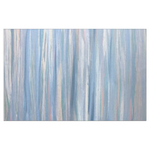 Ice-Blue Craft   Icy Silver Peach Cool Brushstroke Fabric