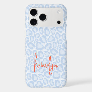 Ice Blue Leopard Print Signature Monogram