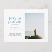 Ice Blue Love is Patient But We Are Not Elopement