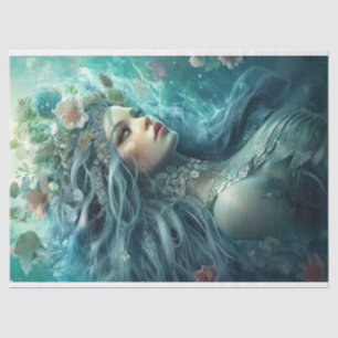Ice Blue Siren Tissue Paper