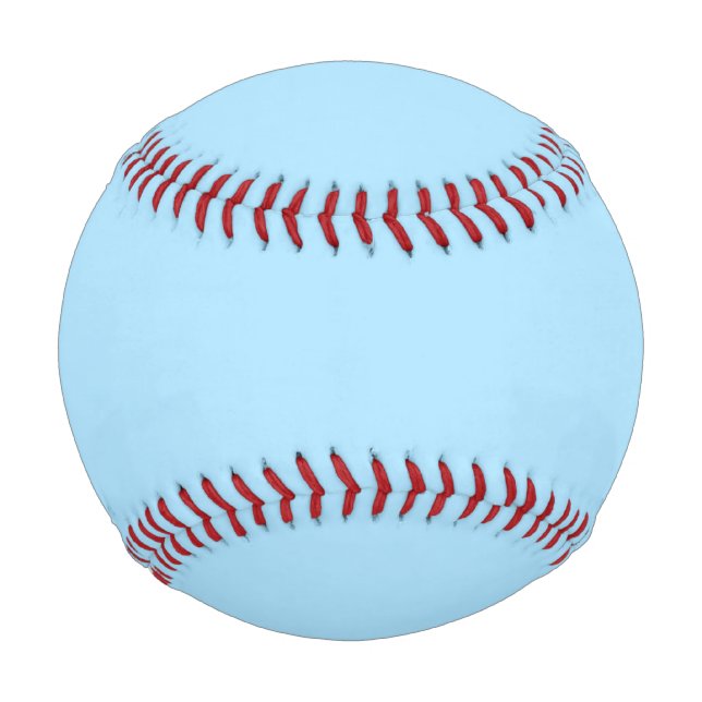 Ice Blue Solid Colour | Classic | Elegant Baseball (Front)