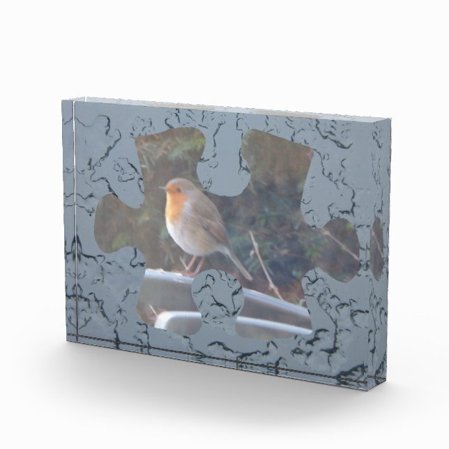 Ice Border Puzzle Piece Photo Block (Right)