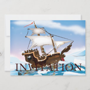 Ice Breaker Ship Invitation
