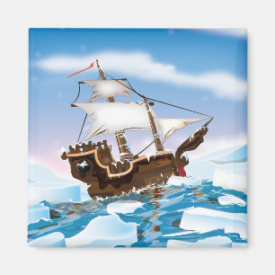 Ice Breaker Ship Magnet