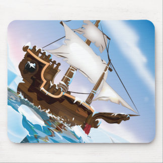 Ice Breaker Ship Mouse Mat