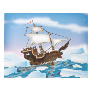 Ice Breaker Ship Notepad