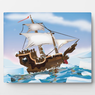 Ice Breaker Ship Plaque