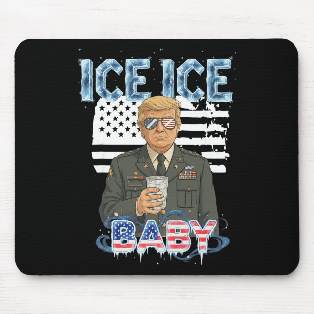 Ice By Funny Trump  Mouse Mat (Front)
