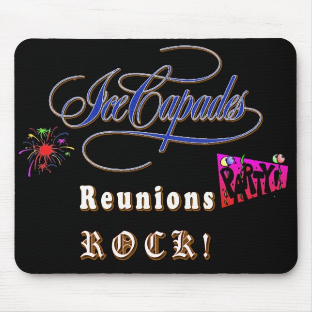 Ice Capade Reunions Rock Mouse Mat (Front)