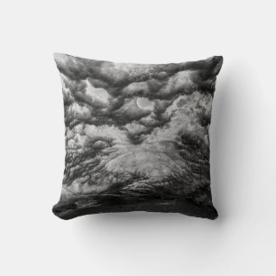 Ice Cave In Black And White Cushion