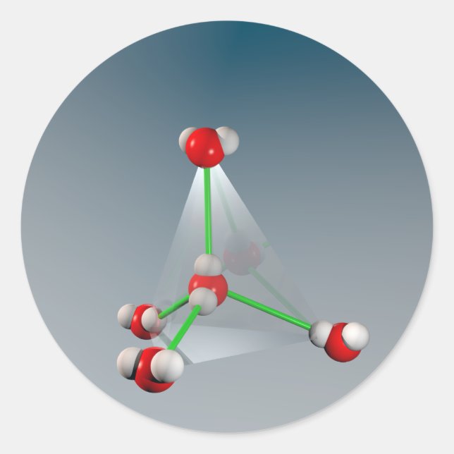 Ice Classic Round Sticker (Front)