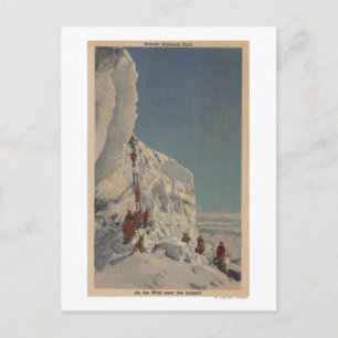 Ice Climbers in Rainier National Park, Washingto Postcard