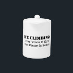Ice Climbing - Cold, Scared<br><div class="desc">Ice Climbing is a strange activity... when you're climbing you're likely scared... crap, this whole thing could come down any second. When you're belaying you're likely cold... jeeez, let me take my turn at being scared so I can warm up!</div>
