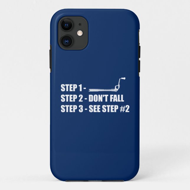 Ice Climbing - Don't Fall Case-Mate iPhone Case (Back)