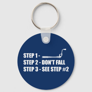 Ice Climbing - Don't Fall Key Ring