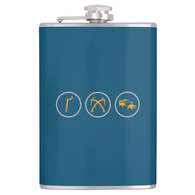 Ice Climbing Gear Hip Flask (Front)