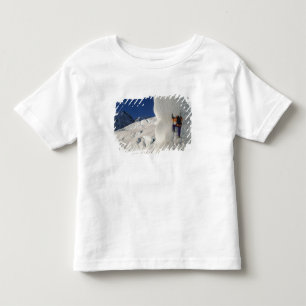 Ice climbing on the Tasman Glacier below Mount Toddler T-Shirt