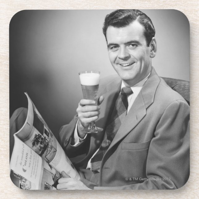 Ice Cold Beer Coaster (Front)