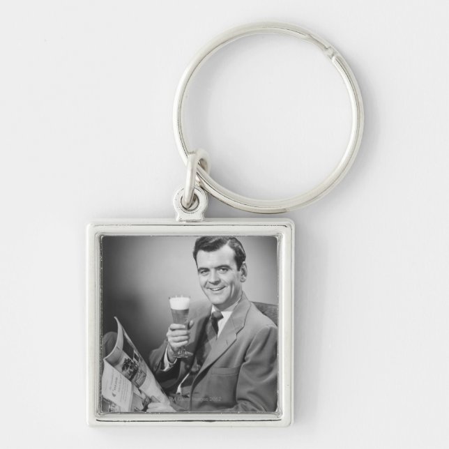 Ice Cold Beer Key Ring (Front)