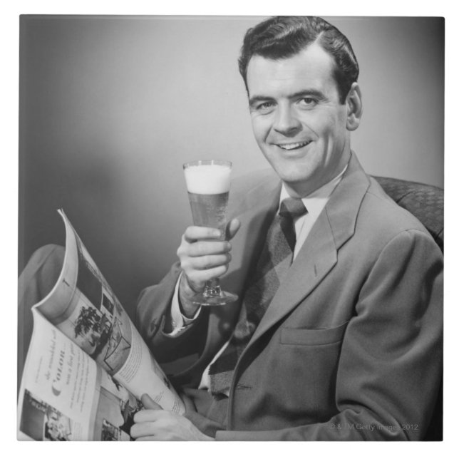 Ice Cold Beer Tile (Front)