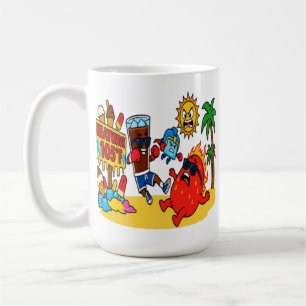Ice Cold Cola Boxing vs Summer Heatwave Art Coffee Mug
