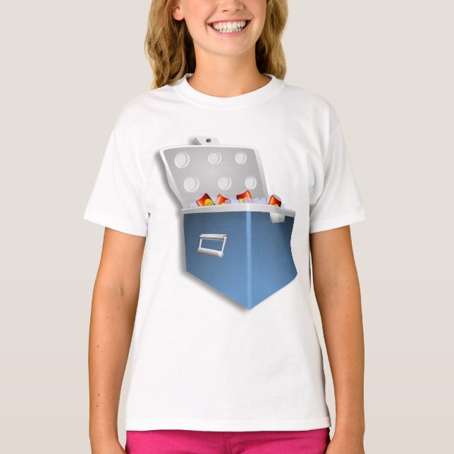 Ice Cooler Girls T-Shirt (Front)