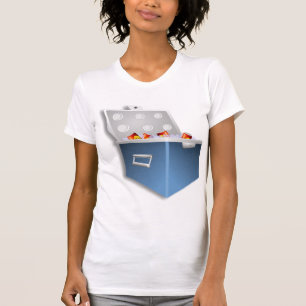 Ice Cooler Womens T-Shirt