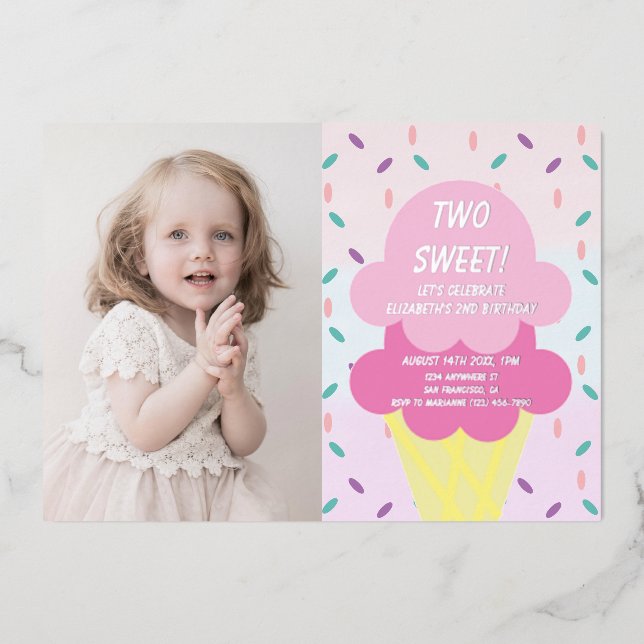 Ice Cream 2nd Birthday (Front)