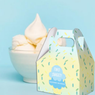 Ice Cream 2nd Birthday Favour Box