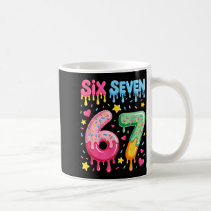Ice Cream 67 Meme Funny Six Seven Gen Alpha Slang  Coffee Mug