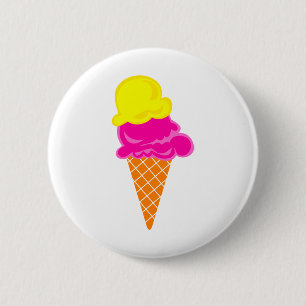 Ice Cream 6 Cm Round Badge