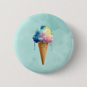 Ice Cream 6 Cm Round Badge