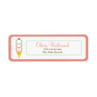Ice Cream Address Label
