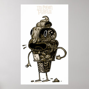 ice cream anatomy poster