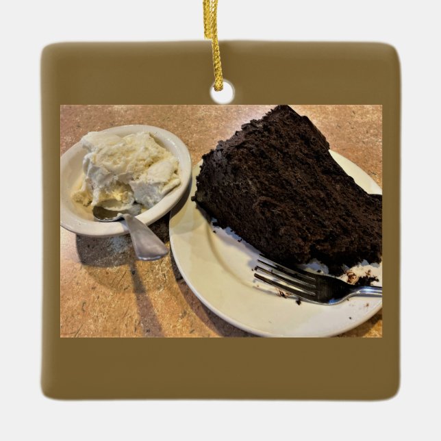 Ice Cream and Cake Ornament  (Front)