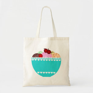 Ice Cream and Cherries Tote Bag