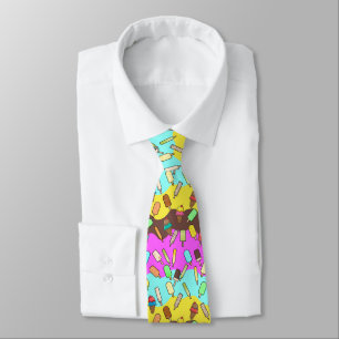 Ice Cream and Popcicles Tie