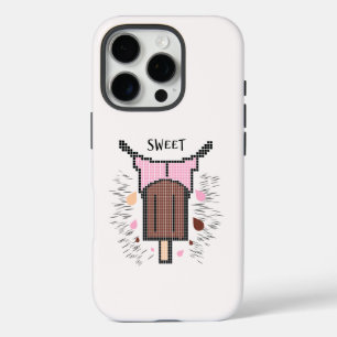 Ice cream and tongue  iPhone 16 pro case