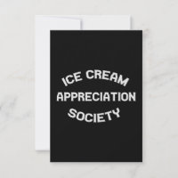 Ice Cream Appreciation Society Summertime Funny
