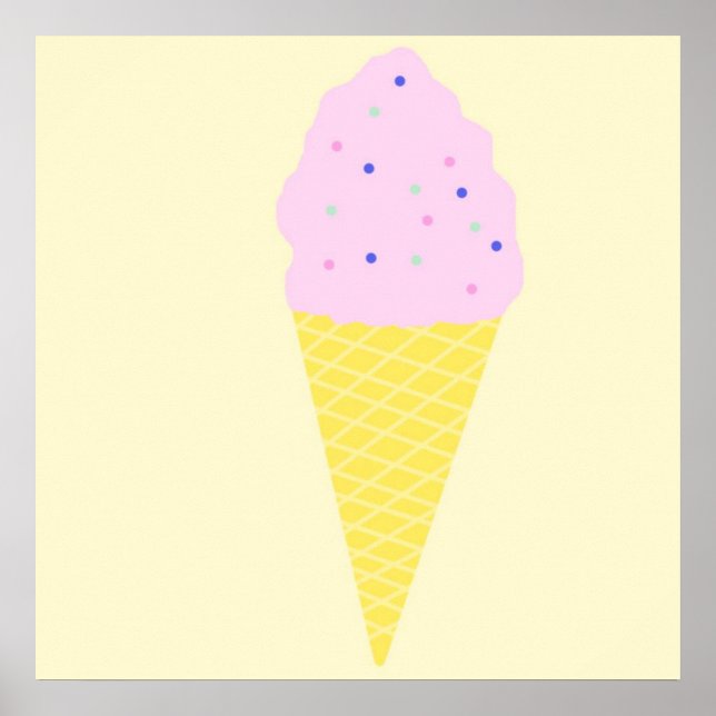 ice cream art poster (Front)