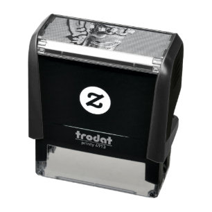 Ice cream art self-inking stamp