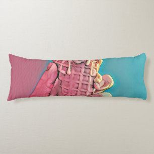 Ice cream artwork body cushion